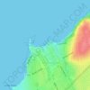 Shire Hall Beach topographic map, elevation, terrain