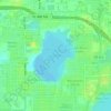 Lake Mann topographic map, elevation, terrain
