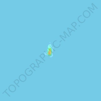Tarahiki Island (Shag Island) topographic map, elevation, terrain