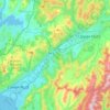 Hutt Valley topographic map, elevation, terrain