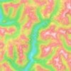 Long Burn topographic map, elevation, terrain
