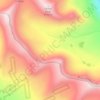 Scarp Ridge topographic map, elevation, terrain