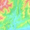 Mandamus River topographic map, elevation, terrain