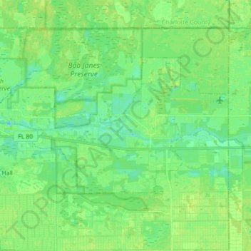 Alva topographic map, elevation, terrain