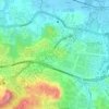 Taman Aster topographic map, elevation, terrain