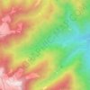 Saddle Creek topographic map, elevation, terrain