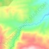 دورود topographic map, elevation, terrain