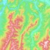Deepdale River topographic map, elevation, terrain