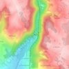 Barrage du Saillant topographic map, elevation, terrain