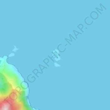 Mauitaha Island topographic map, elevation, terrain