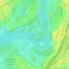 Moscow Canal Lock №11 topographic map, elevation, terrain