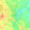 Clane topographic map, elevation, relief