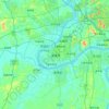 Xiangtan topographic map, elevation, relief