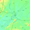 Luwu topographic map, elevation, relief