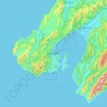 Wellington Height Above Sea Level Wellington Topographic Map, Elevation, Relief