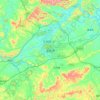 Chongzuo topographic map, elevation, relief