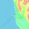 Geraldton topographic map, elevation, relief