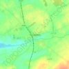 Craughwell topographic map, elevation, relief