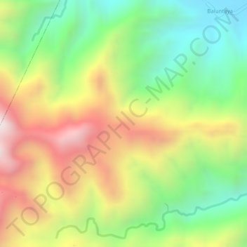 Mount Apo topographic map, elevation, relief