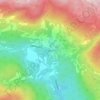 Eggedal topographic map, relief map, elevations map