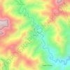 Batad topographic map, elevation, relief