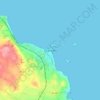 Skerries topographic map, elevation, relief