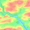 Innishannon topographic map, elevation, relief