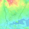 Lusk topographic map, elevation, relief