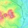 Shankhill-Rathmichael ED topographic map, elevation, relief