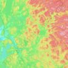 Kearney topographic map, elevation, relief