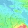 Sligo topographic map, elevation, relief