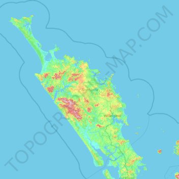 topographic map finding the highest elevation