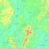 County Carlow topographic map, elevation, relief