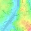 New Ross topographic map, elevation, relief