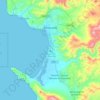 Ensenada topographic map, elevation, relief