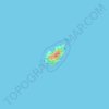 Great Skellig topographic map, elevation, relief