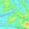 Limerick topographic map, elevation, relief